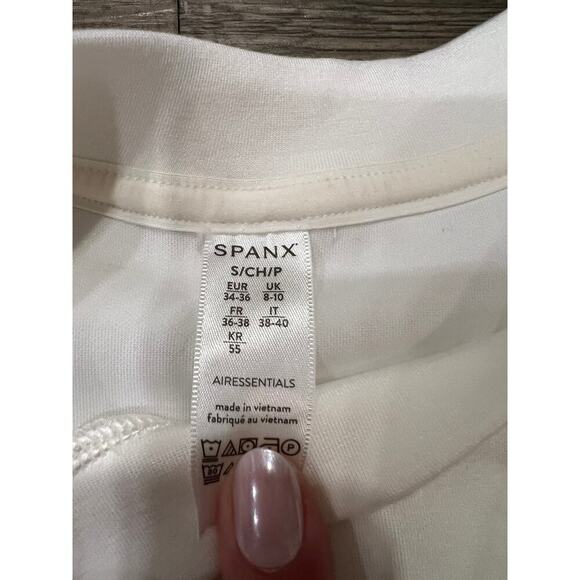 NWT Spanx Cold Shoulder crop sweatshirt - Picture 3 of 6